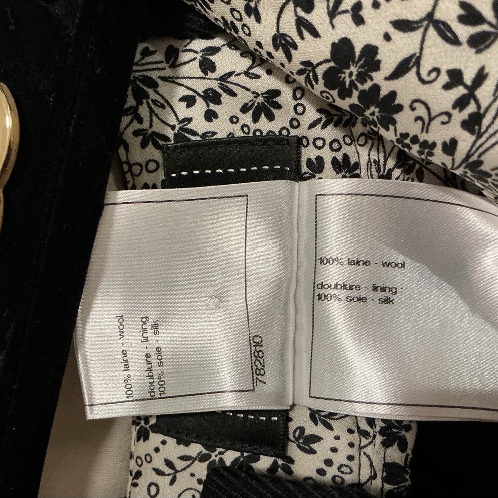 CHANEL Black Boot Cut Pants